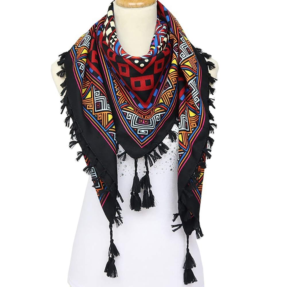 Uainhrt Women Tassel Scarf Cotton 43